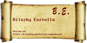 Bilszky Esztella névjegykártya